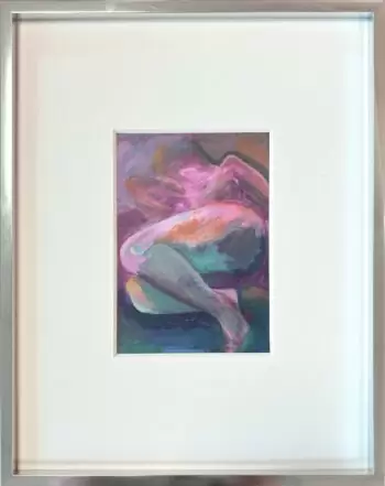 Lea Meinecke Bild Akt 8 - gerahmter Miniprint